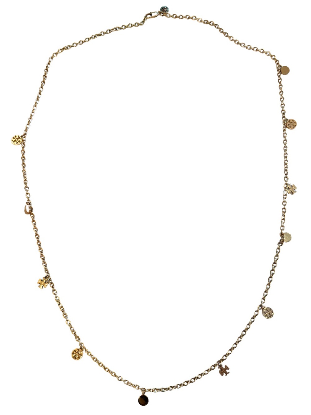 Tory Burch Gold Charm Necklace